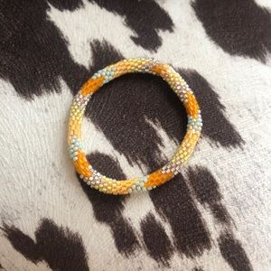 Beaded Nepal Roll On Bracelet